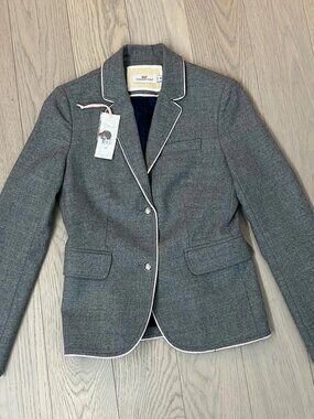 NWOT Vineyard Vines Collegiate Wool Blazer, Sullivan’s Grey. 00